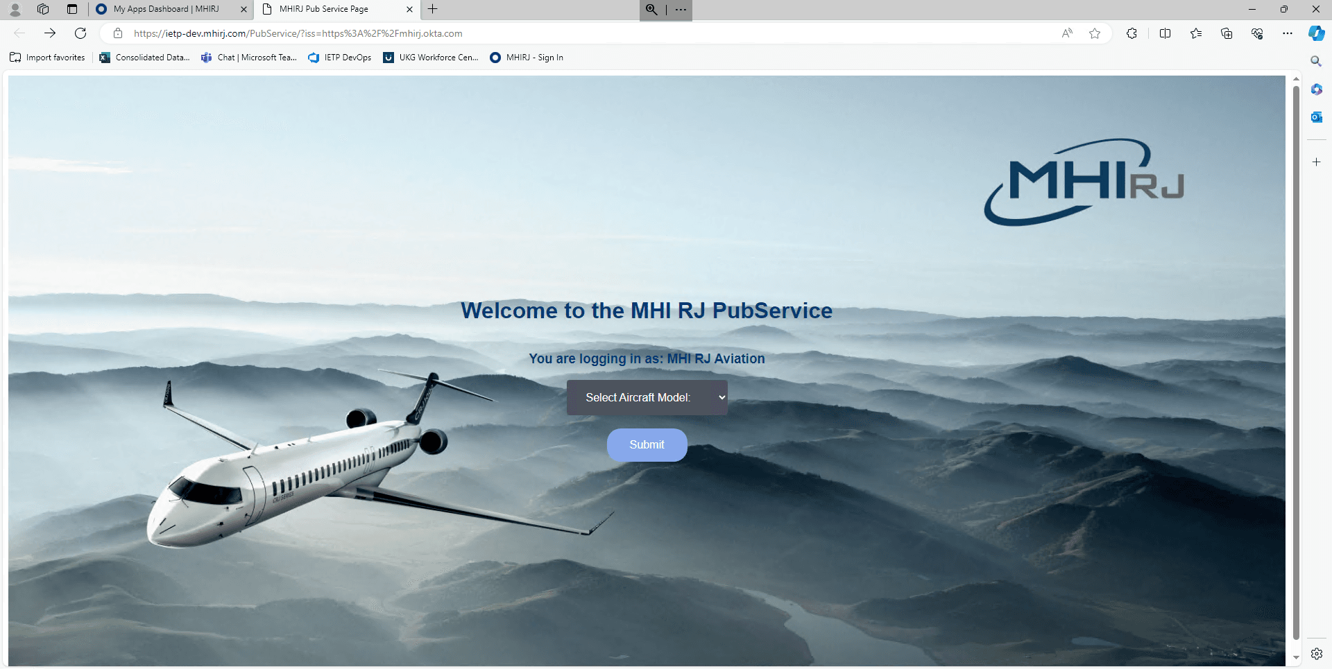 IETP Login Page