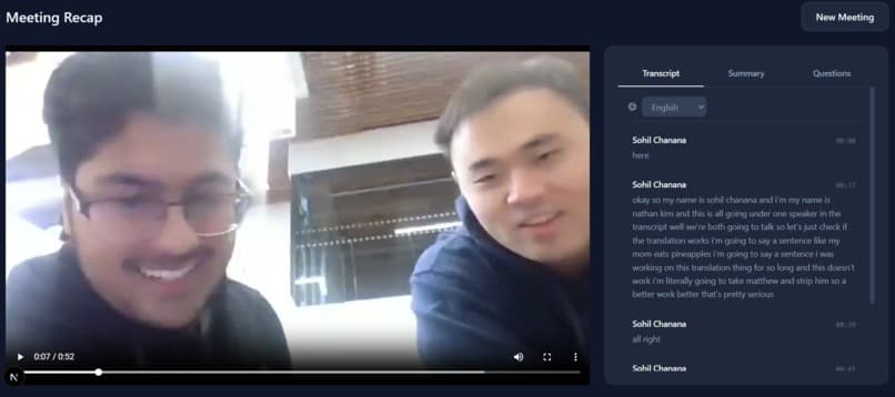 Post-meeting view of Zoomer